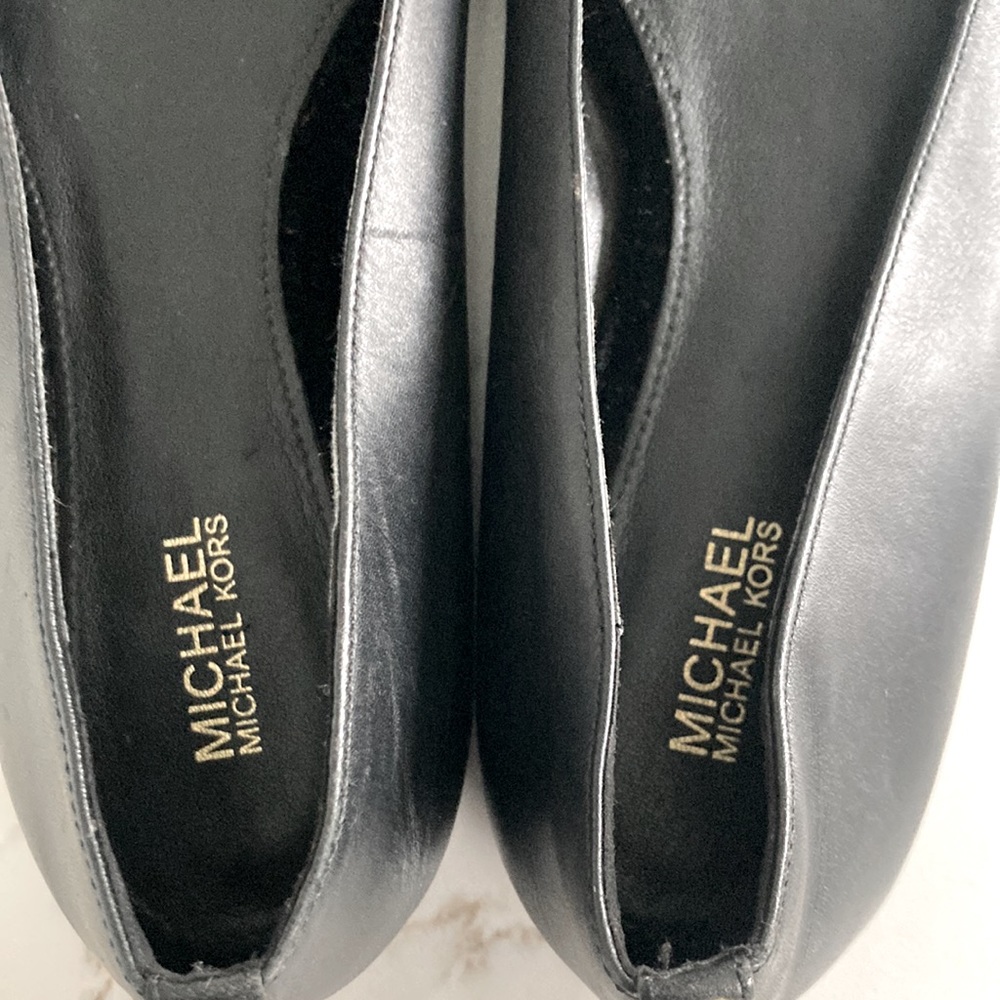 MICHAEL KORS Women’s LEATHER Slip On Flat Shoes Size 8M - Picture 6 of 7